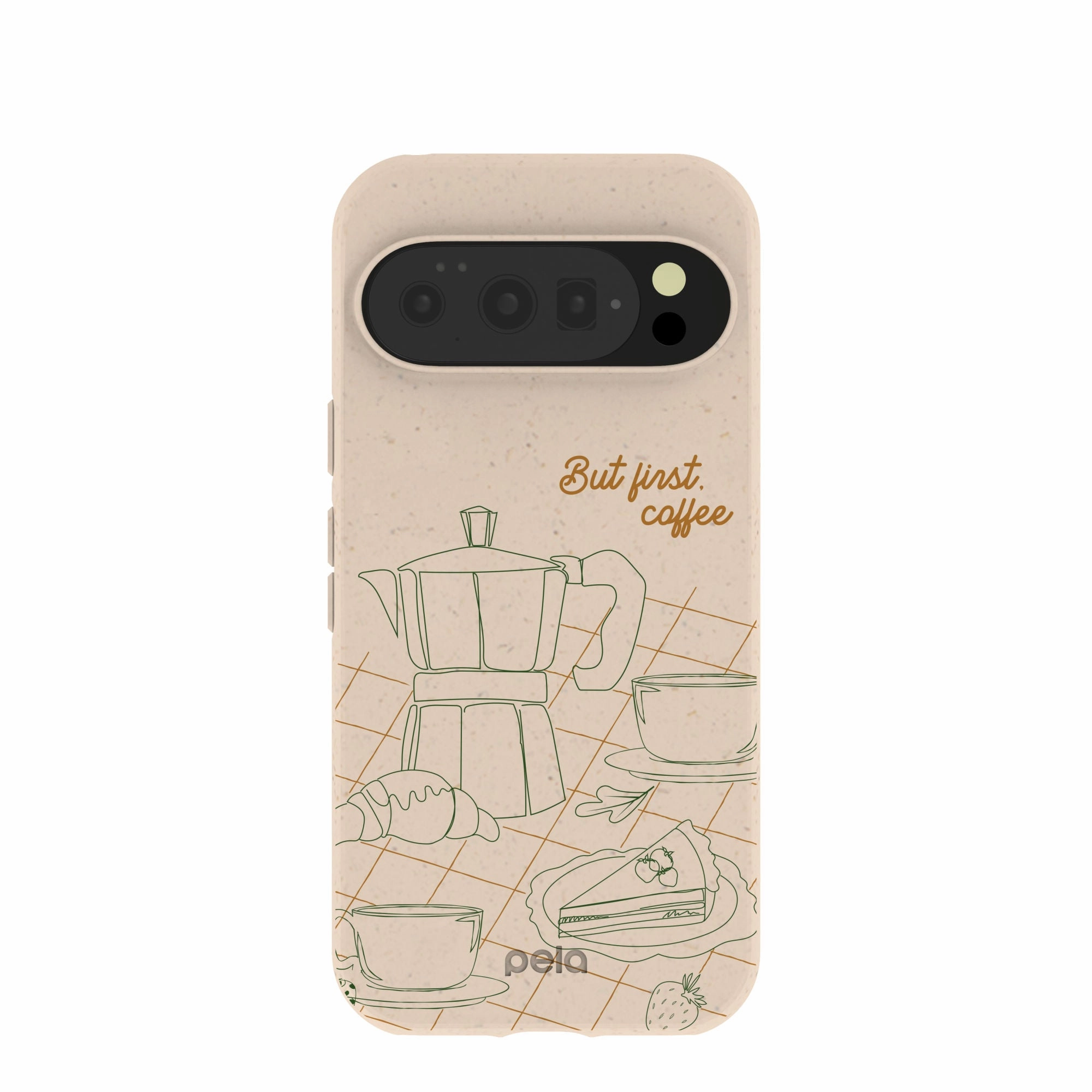 Matte Feel Protective Pattern Texture Seashell But First Google Pixel 10/10 Pro Case