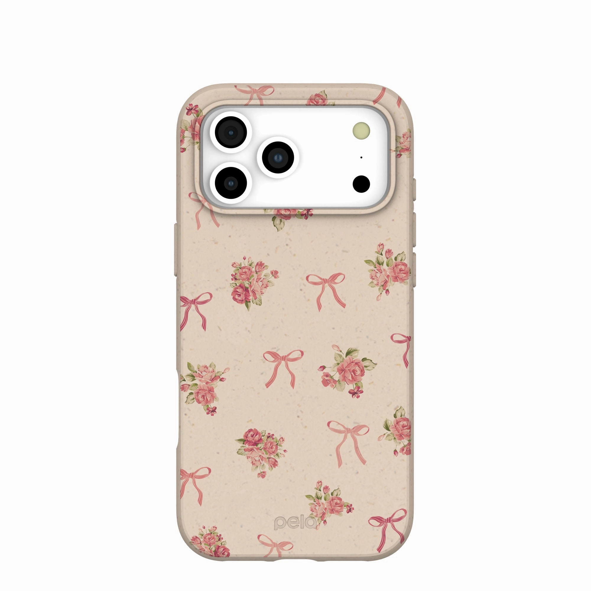 Seashell Roses and Bows iPhone 17 Pro Max Case Rugged Build Texture Luxury Surface Layer