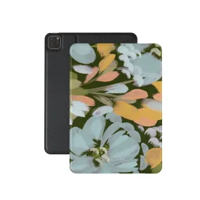 Compact Gear Flower Canvas iPad Case