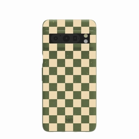 Comfort Layer Texture Vivid Detail Forest Floor Matcha Check Google Pixel 8 Pro Case