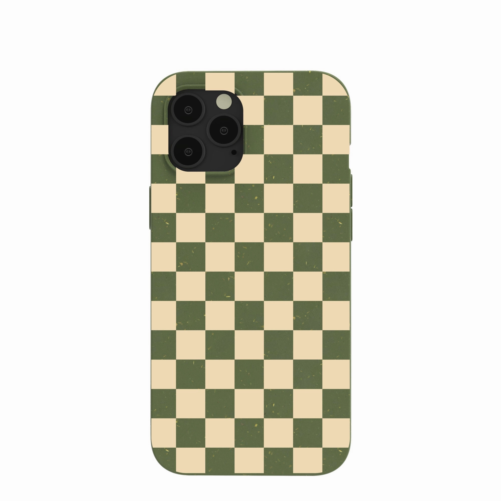 Fashion Edge Forest Floor Matcha Check iPhone 12 Pro Max Case