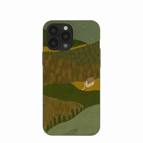 Forest Floor Mountain Nest iPhone 13 Pro Max Case Water Resistant Gloss Layer