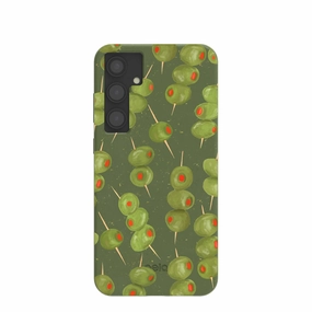 Shockproof Frame Forest Floor Olive Hour Samsung Galaxy S24 (Plus) Case