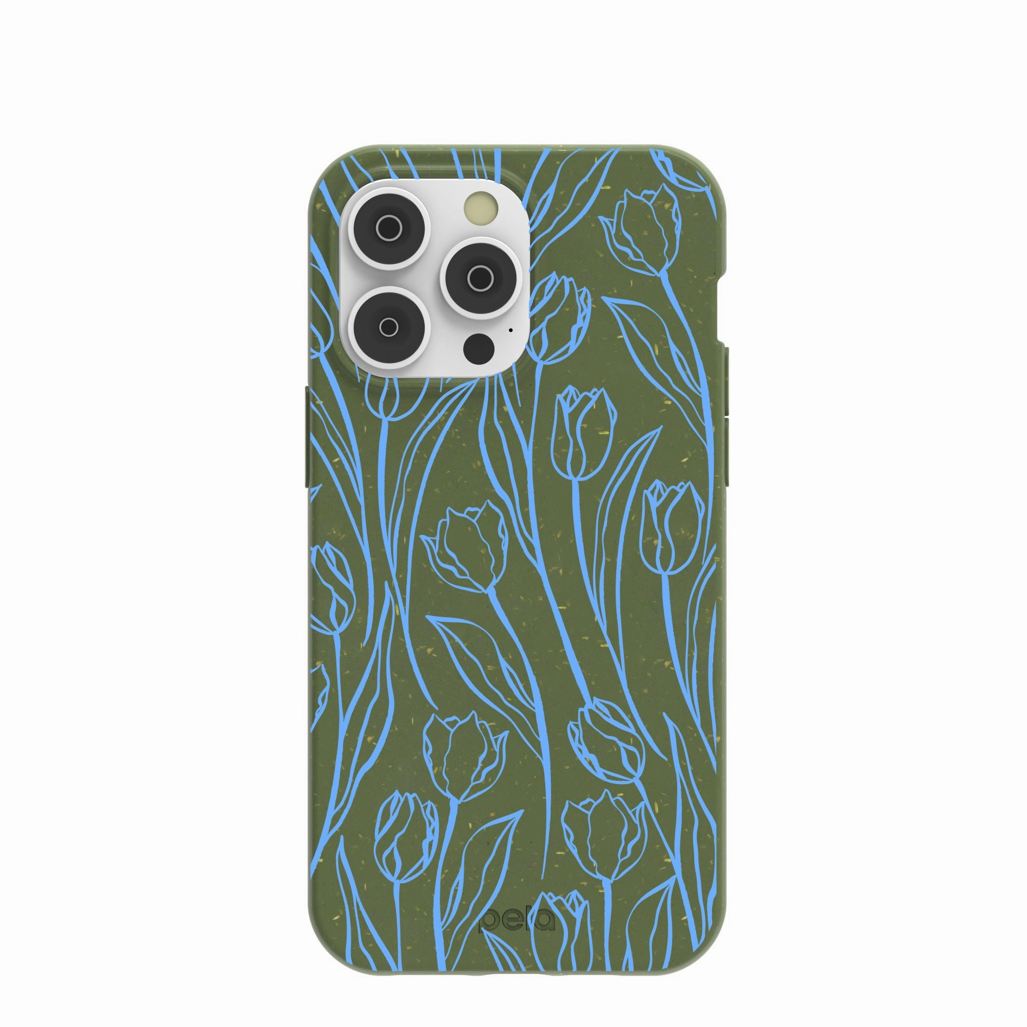 Forest Floor Tulip Dreams iPhone 14 Pro Max Case Light Edge