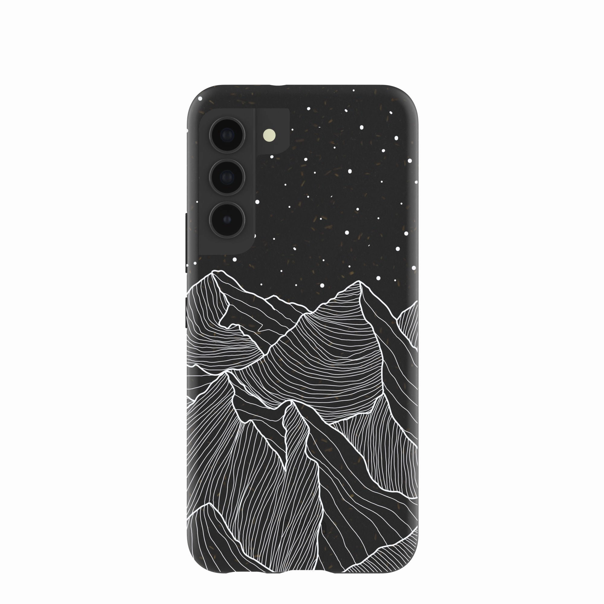 High End Look Creative Pattern Black Night Panorama Samsung Galaxy S22 Case