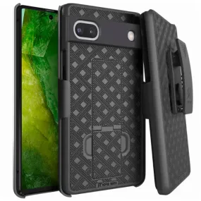 Fashion Accessory Google Pixel 8a Shell Holster Combo Case