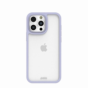 Clear iPhone 16 Pro Max Case with Lavender Ridge Trendy Layer Protective Texture Finish