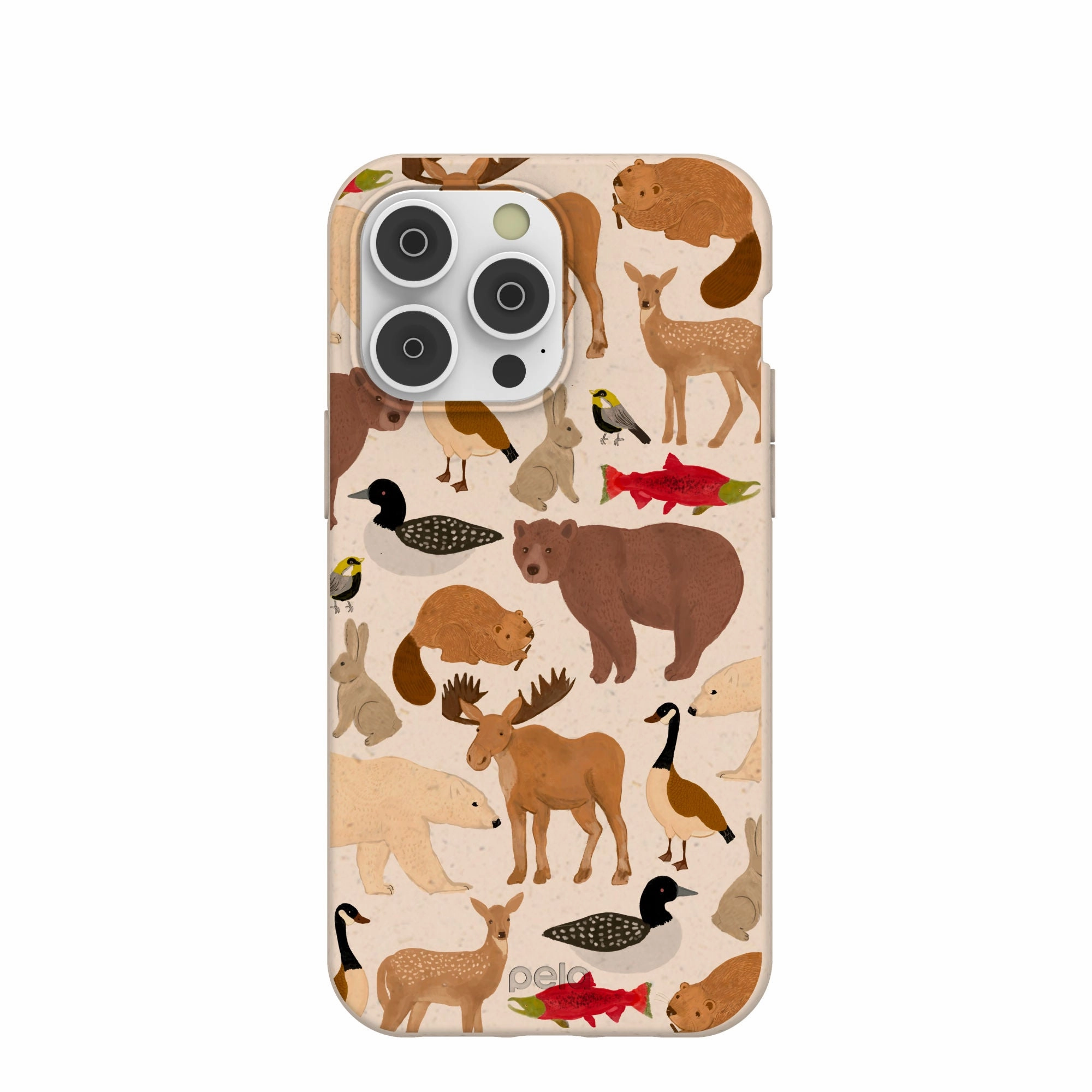 Seashell Wild Canada iPhone 14 Pro Max Case Flexible Surface Texture Ergonomic Feel