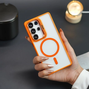 Galaxy S25 Series Foldable Camera Kickstand Magsafe Case Minimal Texture Layer Anti scratch