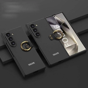 Premium Surface Finish Galaxy Z Fold6 Business Elite Ring Folding Case