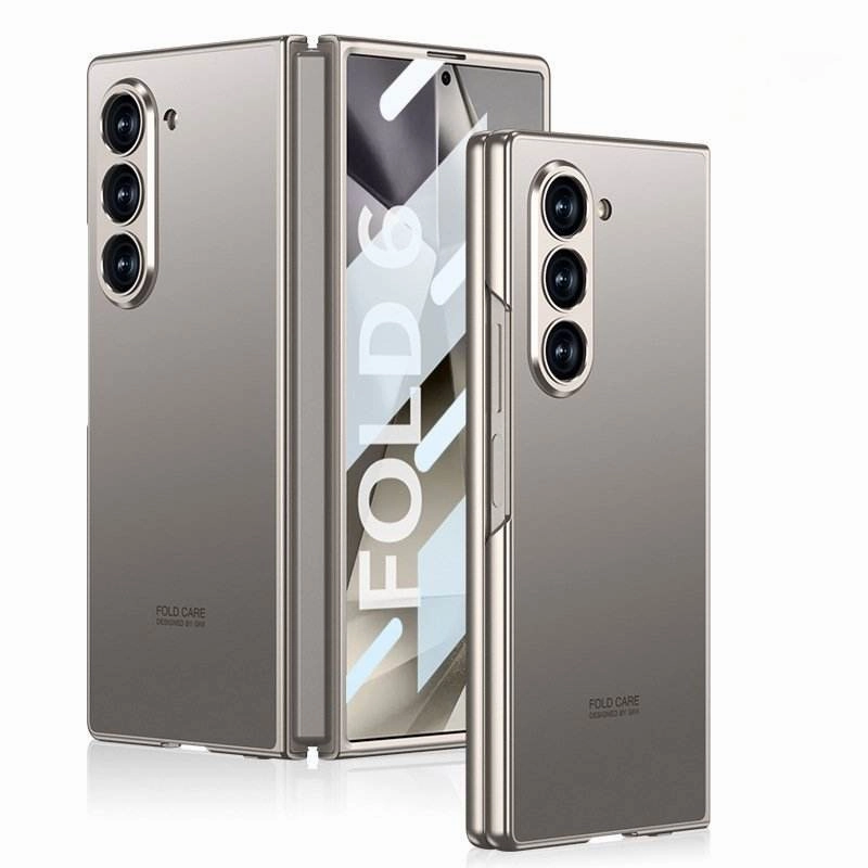 Flexible structure Hybrid Texture Layer Galaxy Z Fold Series Deluxe Matte Robust Frame Case