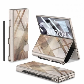 Galaxy Z Fold Series Premium Marble Pattern Case Soft Design