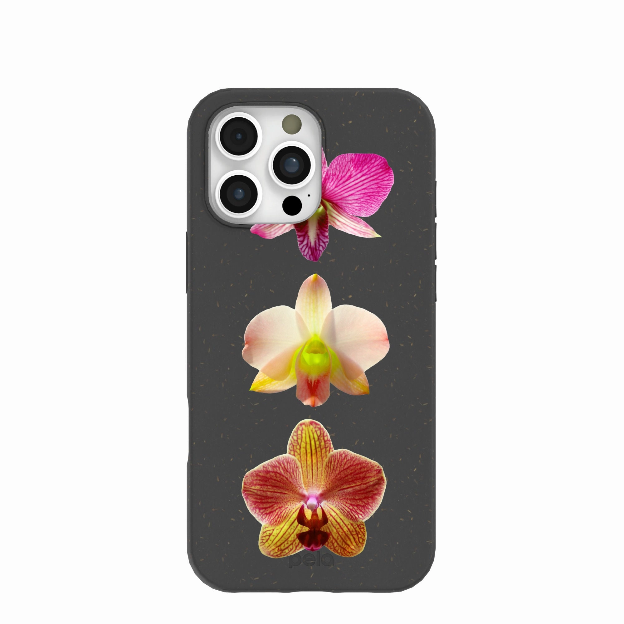 Office Accessory Lightweight Feel Black Orchids iPhone 16 Pro Max Case