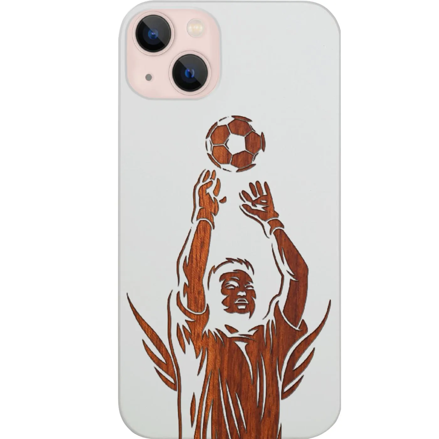 Minimal Style Elegant Look Goalkeeper - Engraved Phone Case