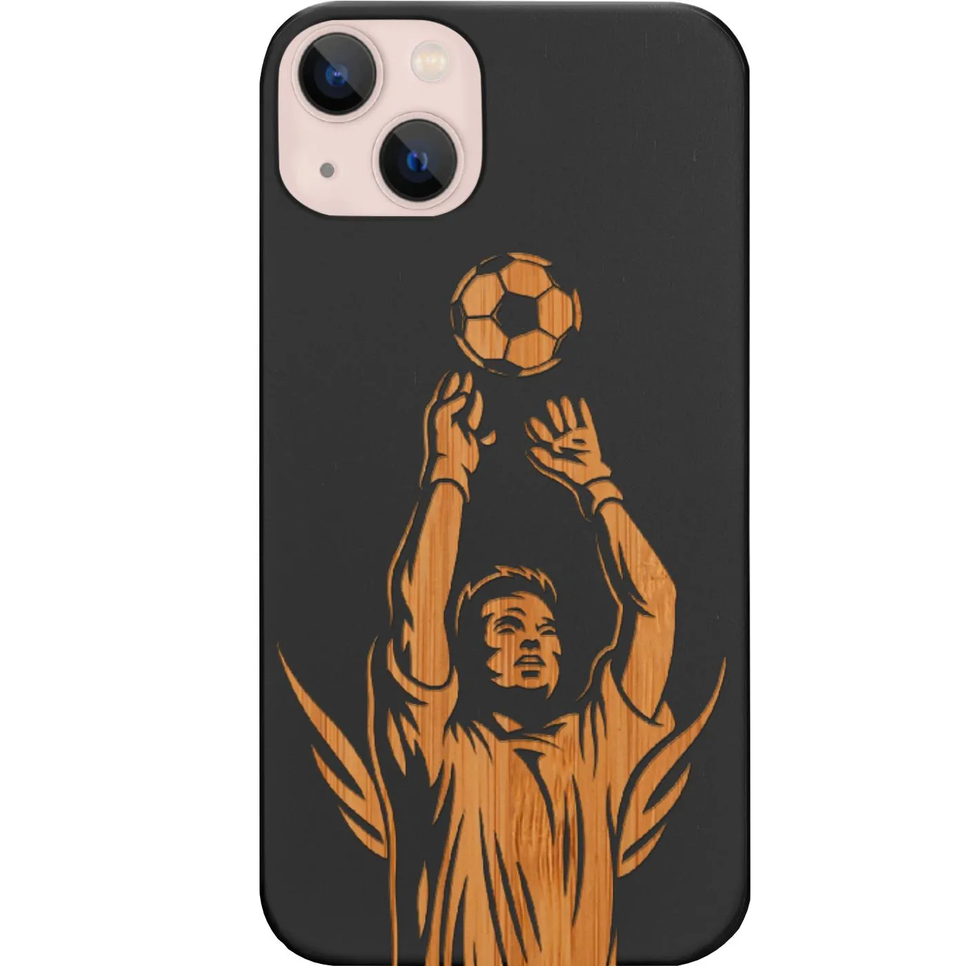 Soft Silicone Goalkeeper - Engraved Phone Case