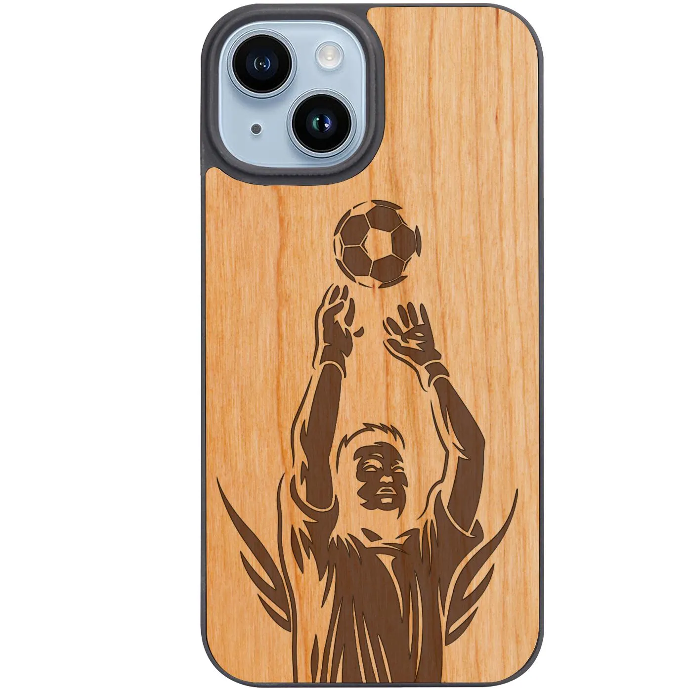 Durable Shape Goalkeeper - Engraved Phone Case