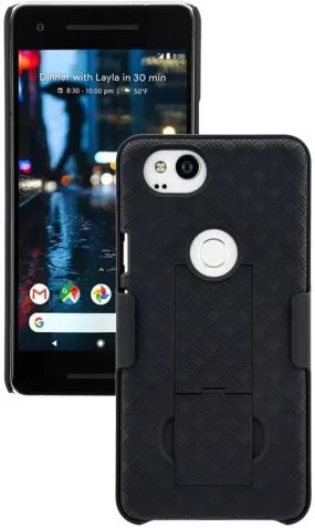 Bold Look Google Pixel 2 Belt Clip Holster Phone Case