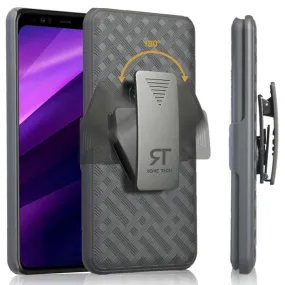 Polished Detail Elegant Layer Texture Google Pixel 4 XL Belt Clip Holster Phone Case