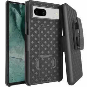Portable Fit Google Pixel 7 Belt Clip Holster Phone Case