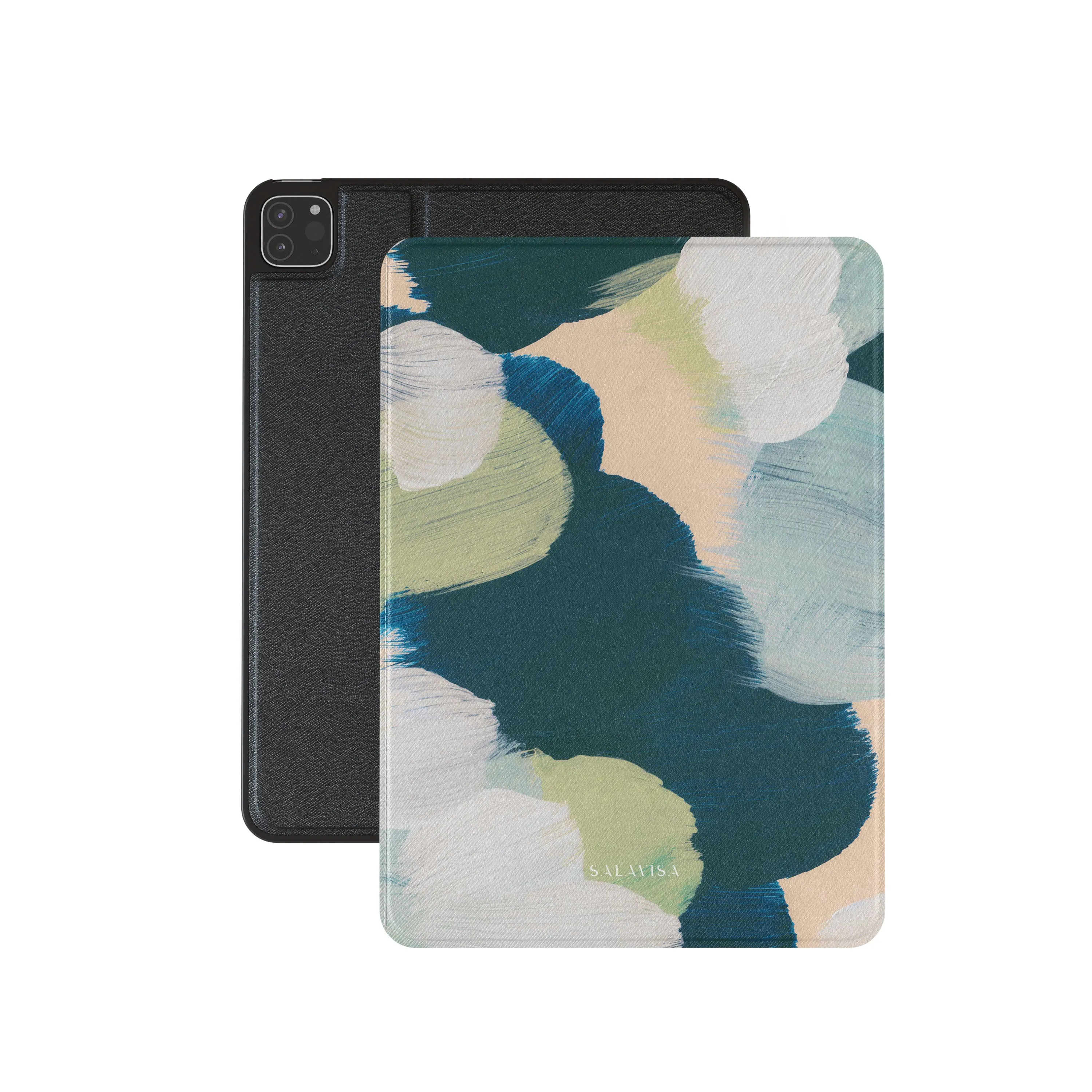 protective stand folio magnetic smart case Green Canvas iPad Case