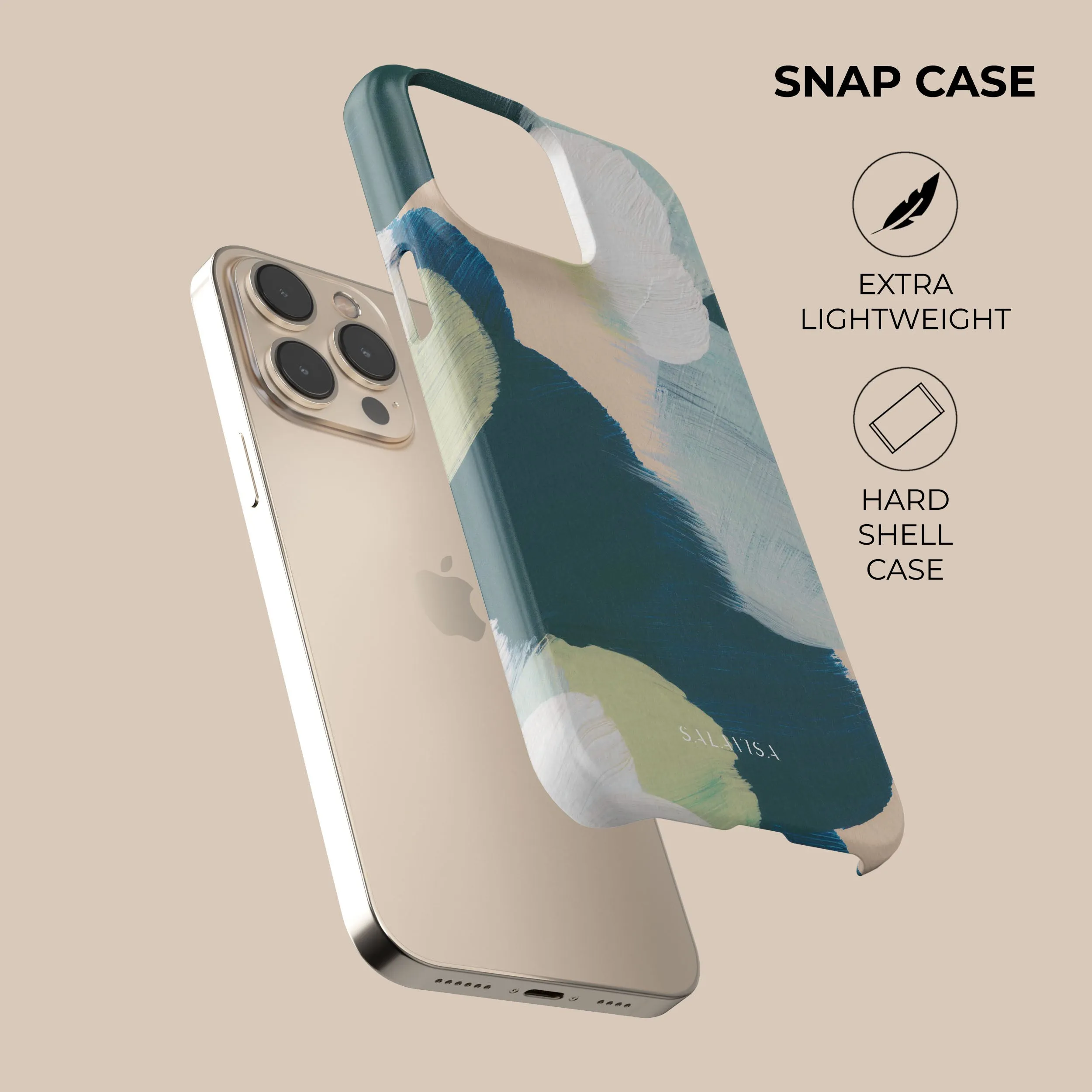 Premium Build Everyday Look Green Canvas Phone Case