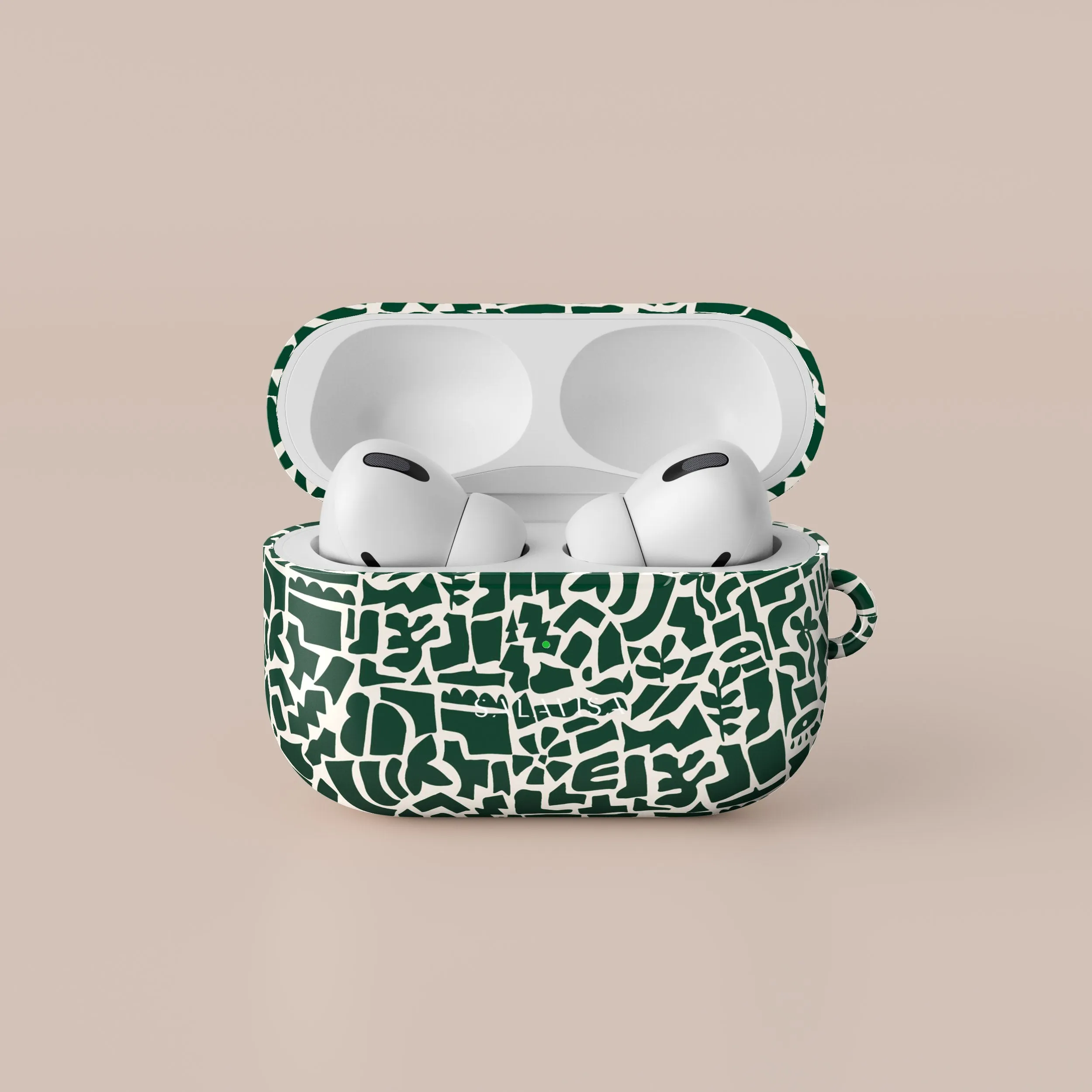 Green Maze AirPods Case airpods case for athletes