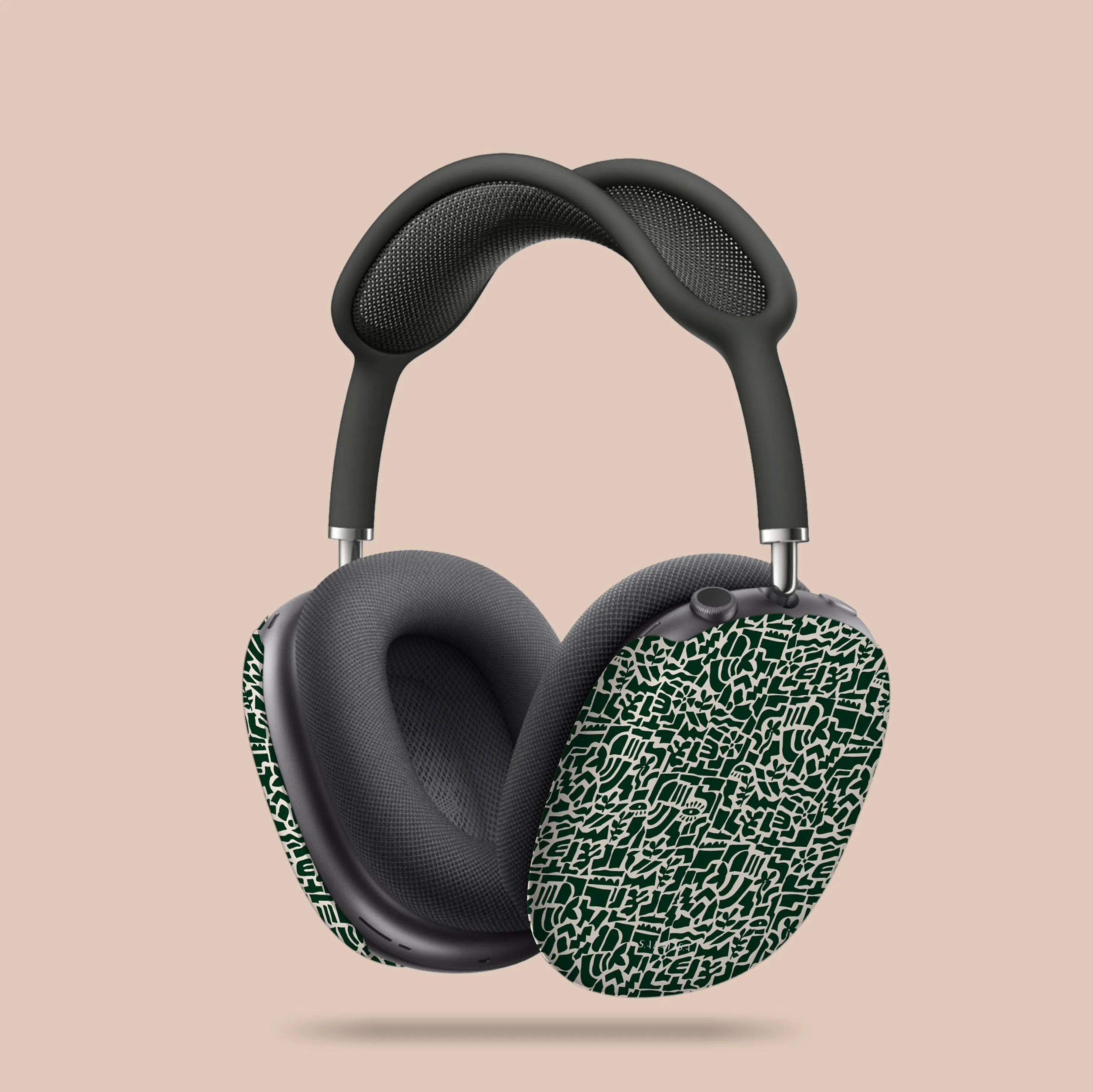 Green Maze AirPods Max Case sleek durable protector lightweight neon gradient silicone shell