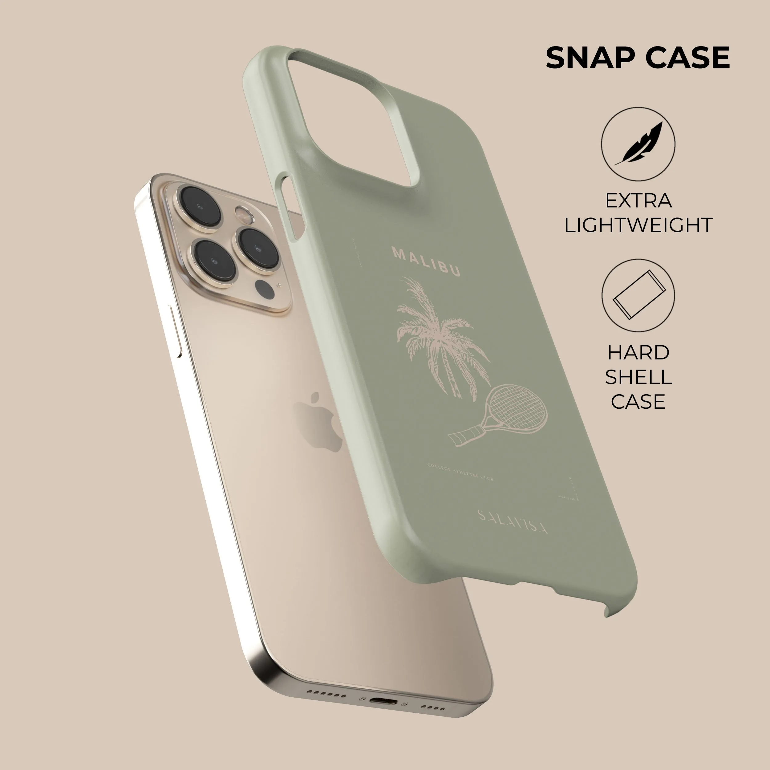 Durable Design Green Mint Malibu Phone Case