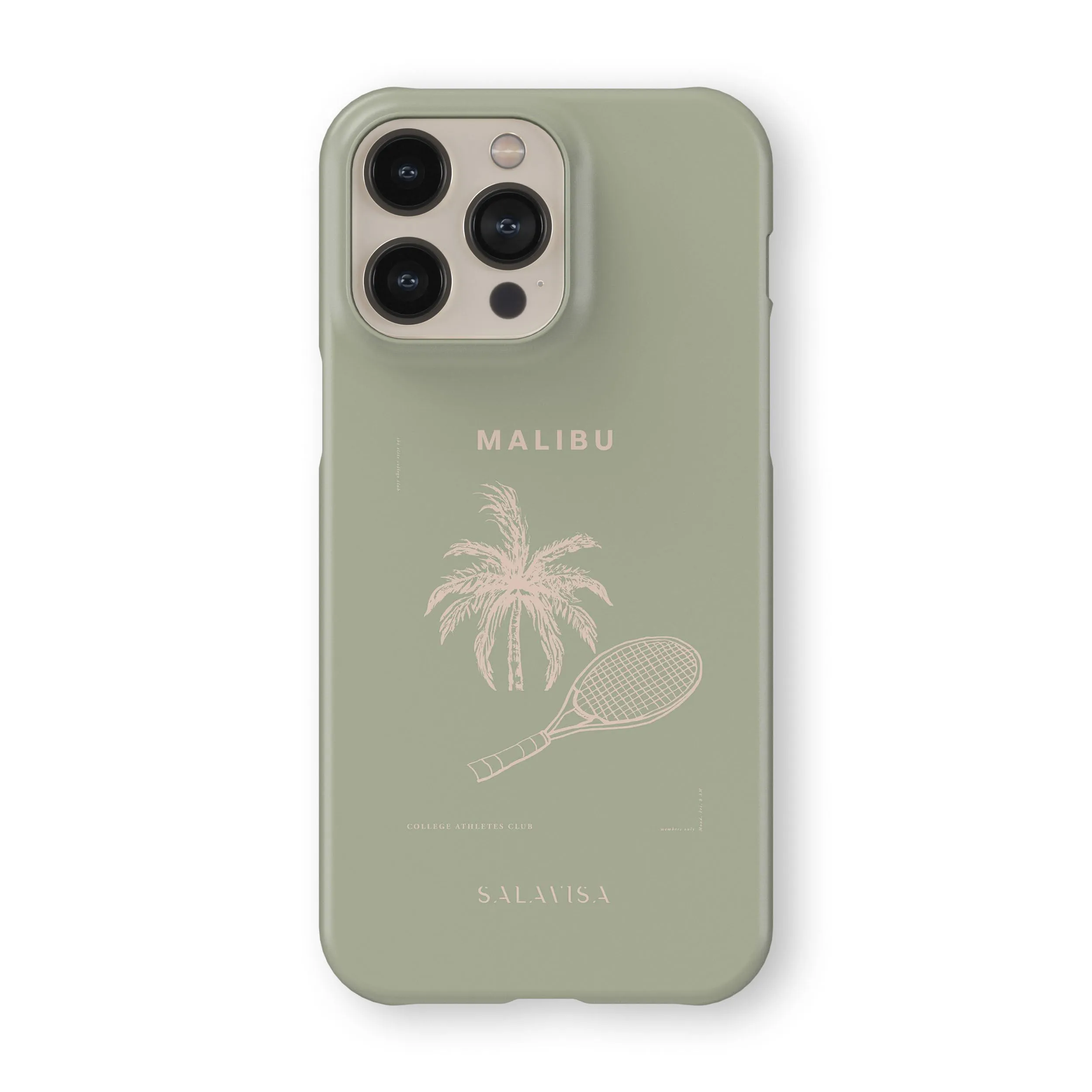 Matte Pattern Green Mint Malibu Phone Case