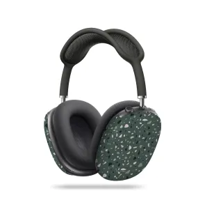 Green Terrazzo AirPods Max Case Stylish Everyday Pouch premium handmade case
