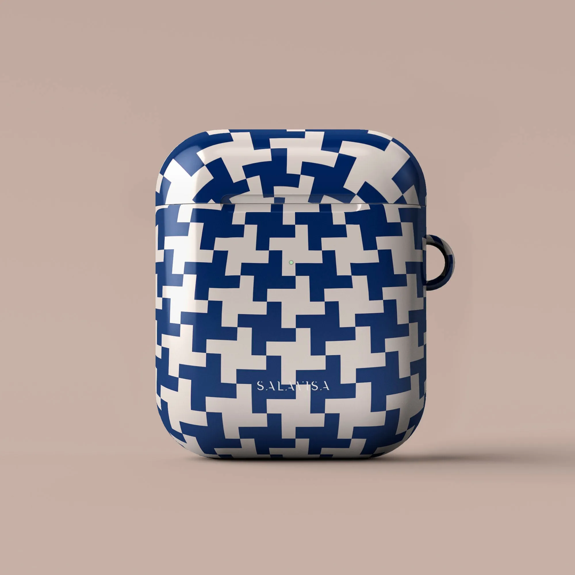 premium wireless protection Blue Glen Plaid AirPods Case