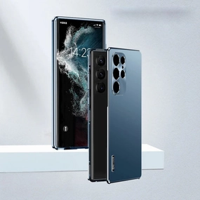 Compact Feel Strong Frame Galaxy S25 Series Luxury Magnetic Metal Frame Case