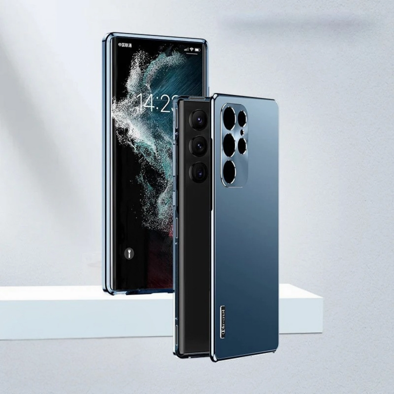 Compact Feel Strong Frame Galaxy S25 Series Luxury Magnetic Metal Frame Case