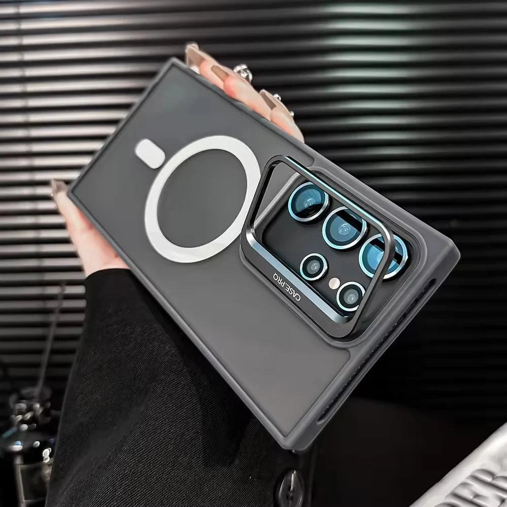 Foldable Camera Kickstand Magsafe Case - Samsung Futuristic style