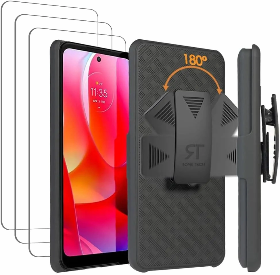 Polished Edge Slim Edge Motorola Moto G Power (2022) Belt Clip Holster Phone Case