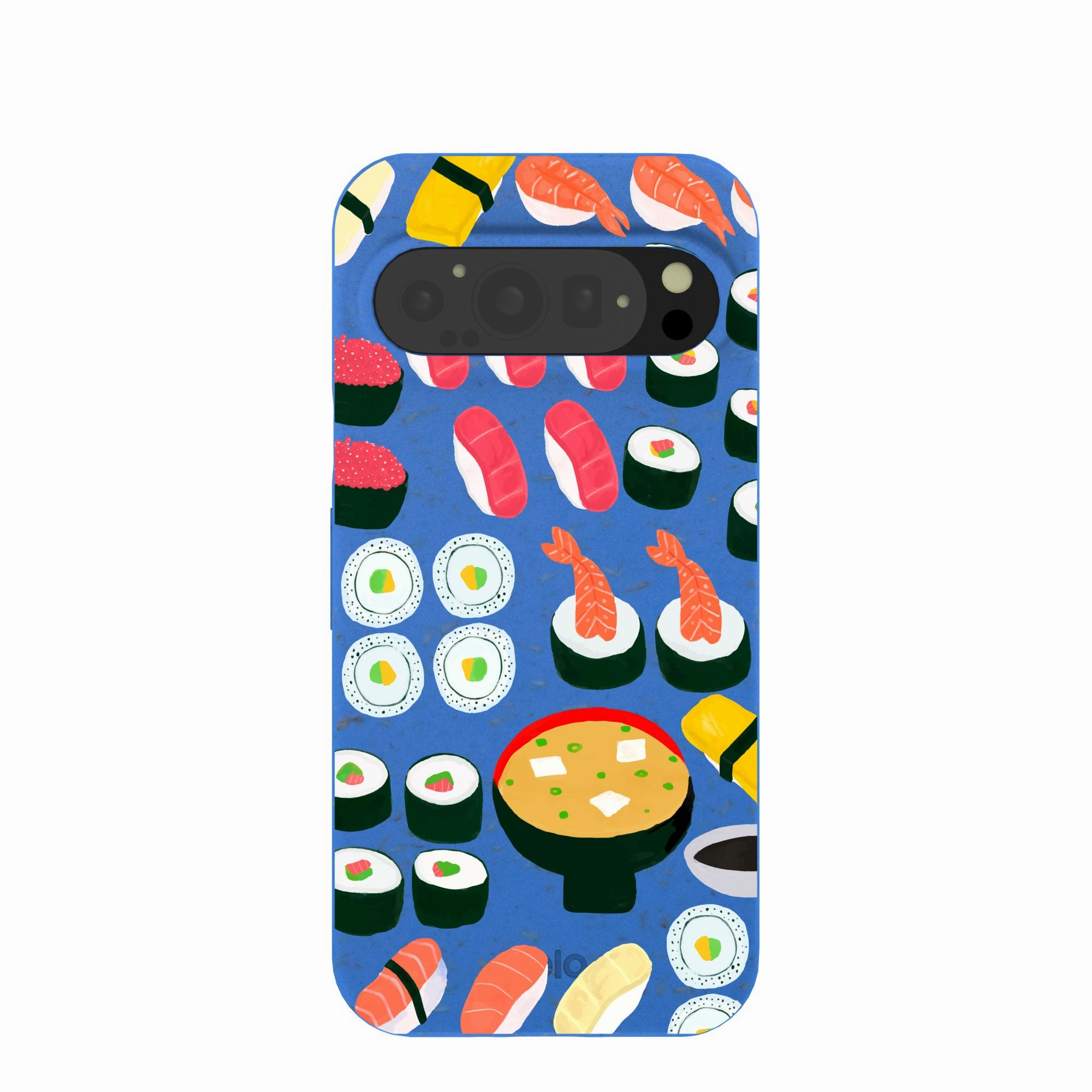 Flexible Texture Electric Blue Sushi Night Google Pixel 9/9 Pro Case