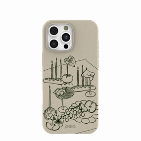 Hard Plastic Sleek Finish London Fog A Soiree iPhone 16 Pro Max Case