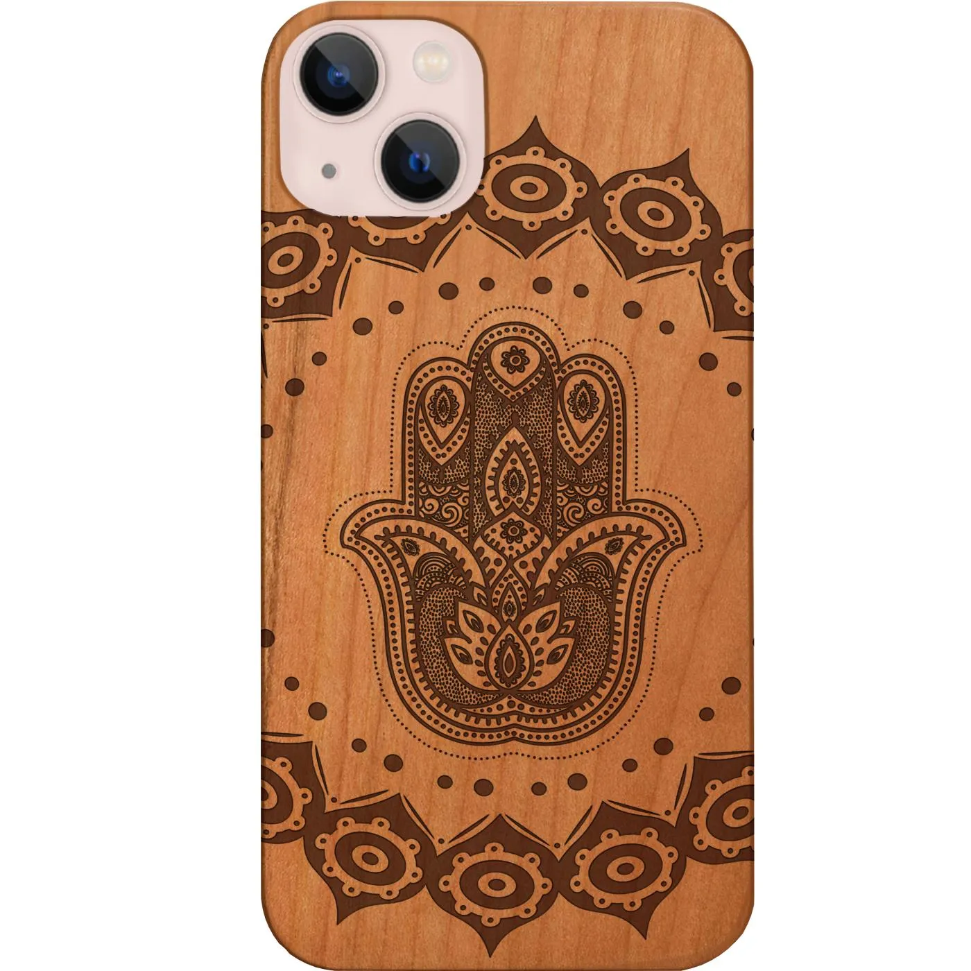 Hamsa Mandala - Engraved Phone Case Urban Texture