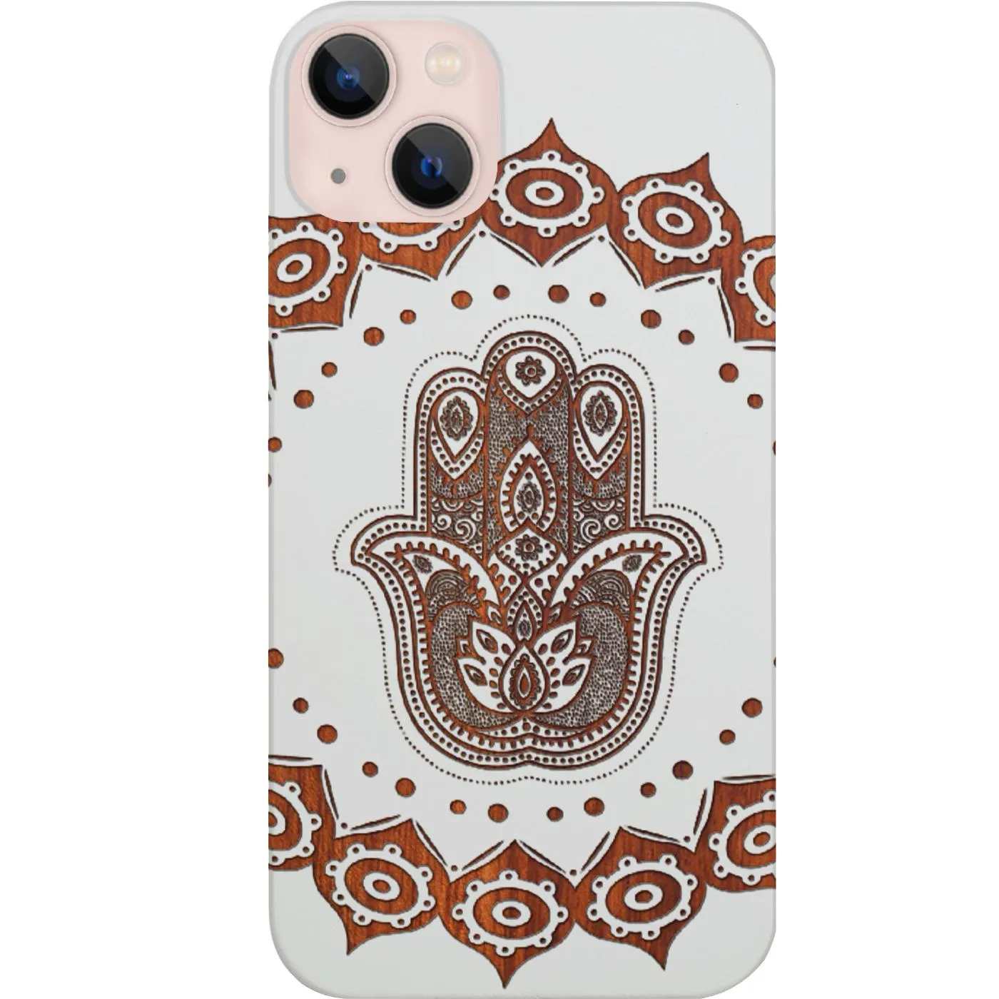Hamsa Mandala - Engraved Phone Case Strong material