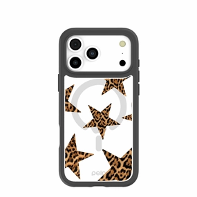 Premium Edge Design Clear Jaguar Stars iPhone 17 Pro Max Case With Noir Ridge (MagSafe included)