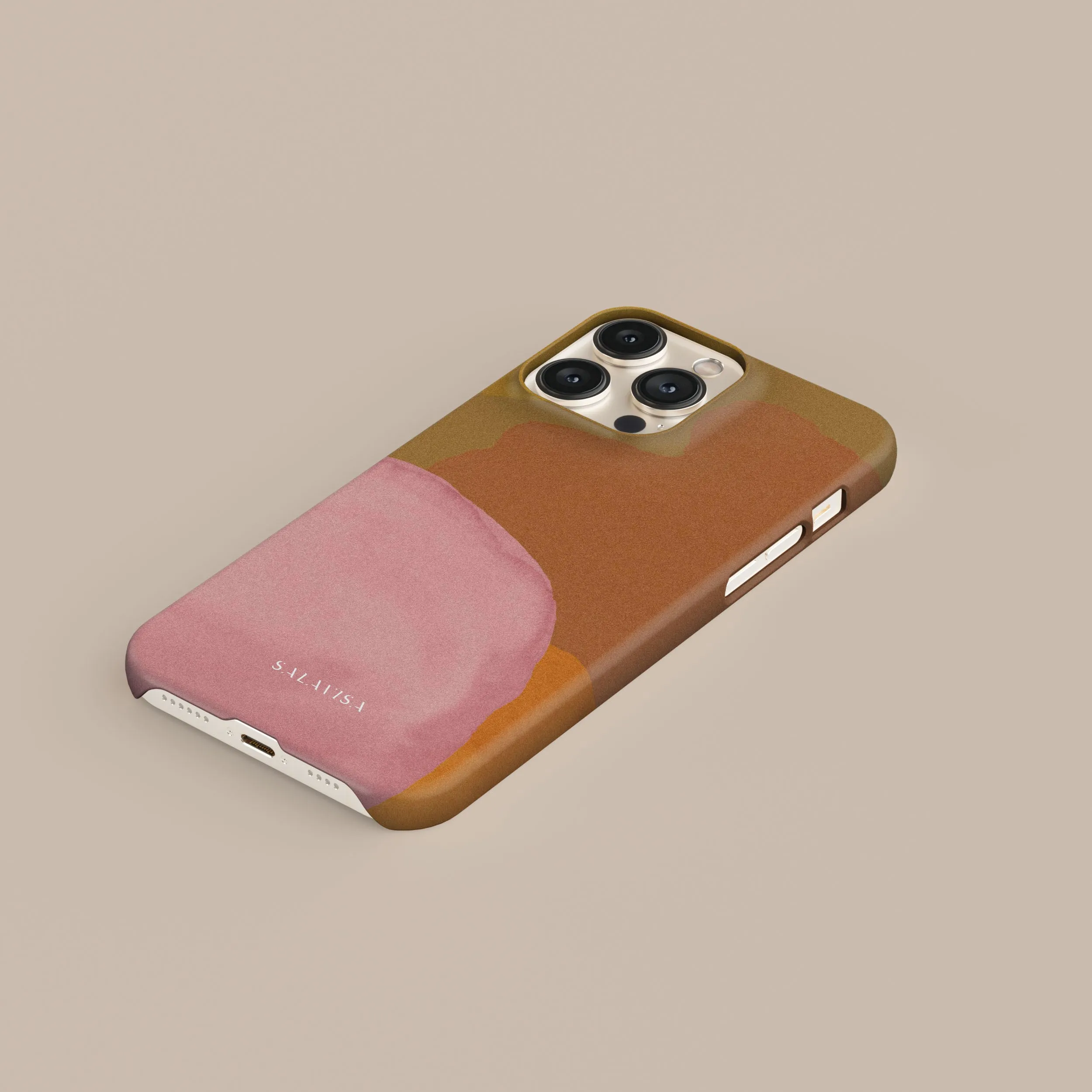 Harmony Watercolor Phone Case Rugged Texture Design Protective Lining