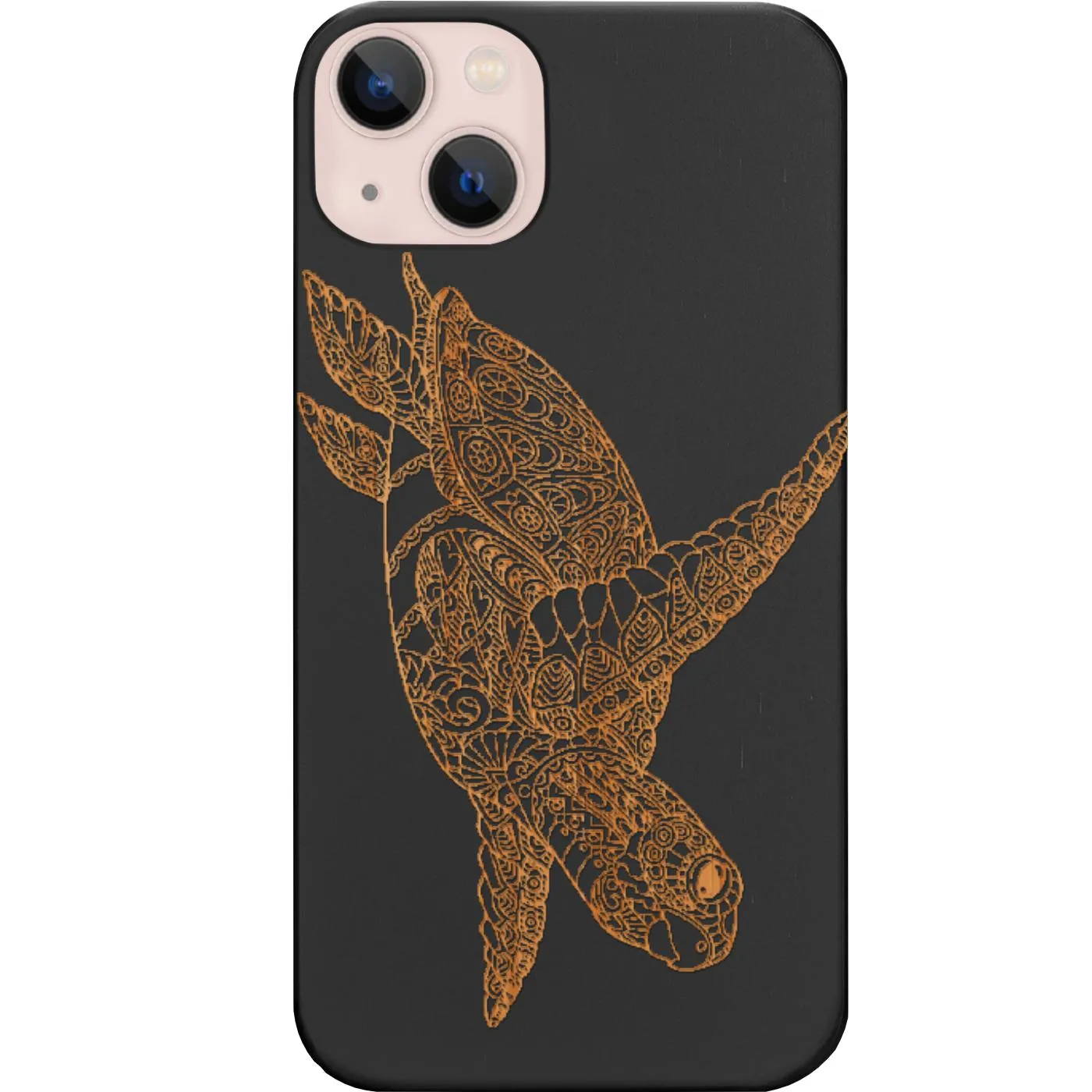 Hawaiian Turtle 2 - Engraved Phone Case Vivid Surface Detail