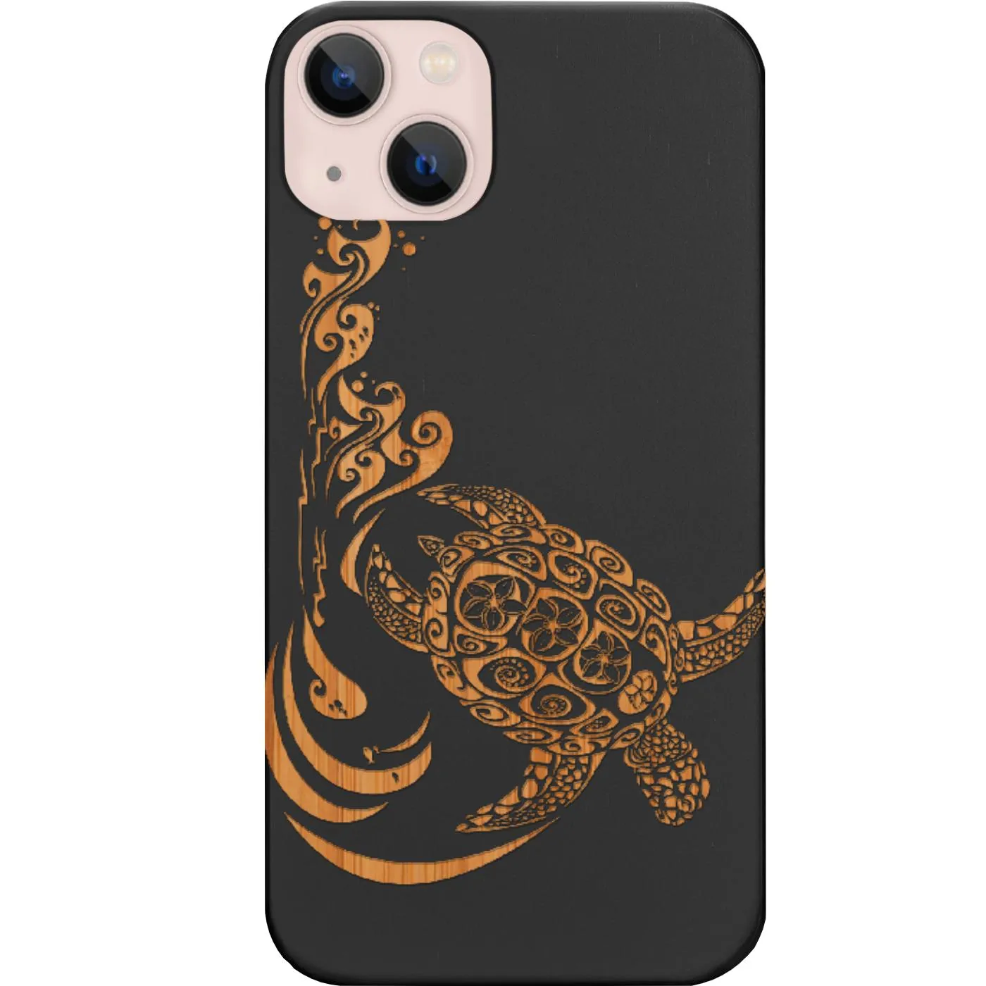 Ultra Thin Hawaiian Turtle 3 - Engraved Phone Case