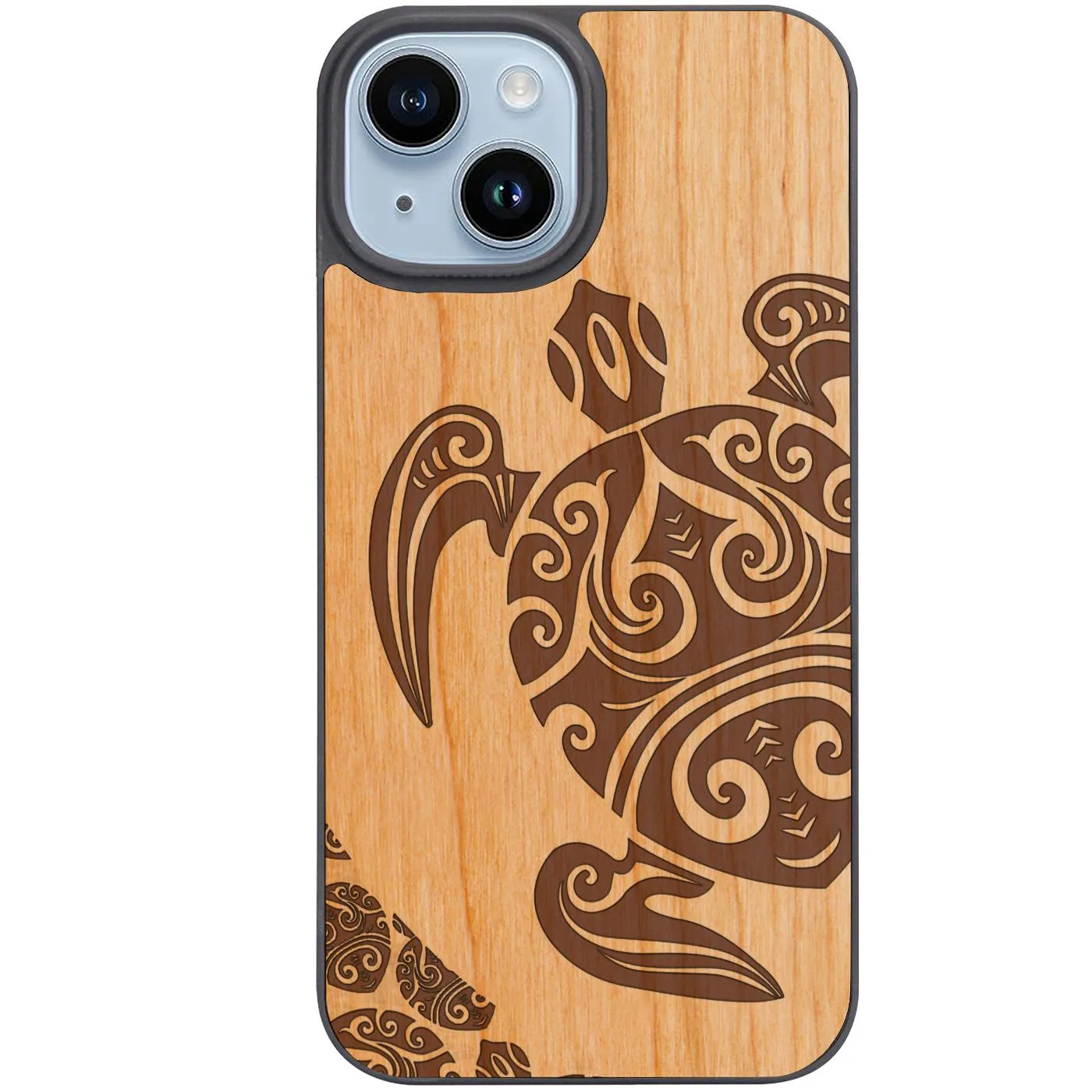 Hawaiian Turtle 4 - Engraved Phone Case Protective Build Texture Soft Surface