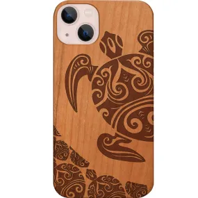 Hawaiian Turtle 4 - Engraved Phone Case Portable Protection