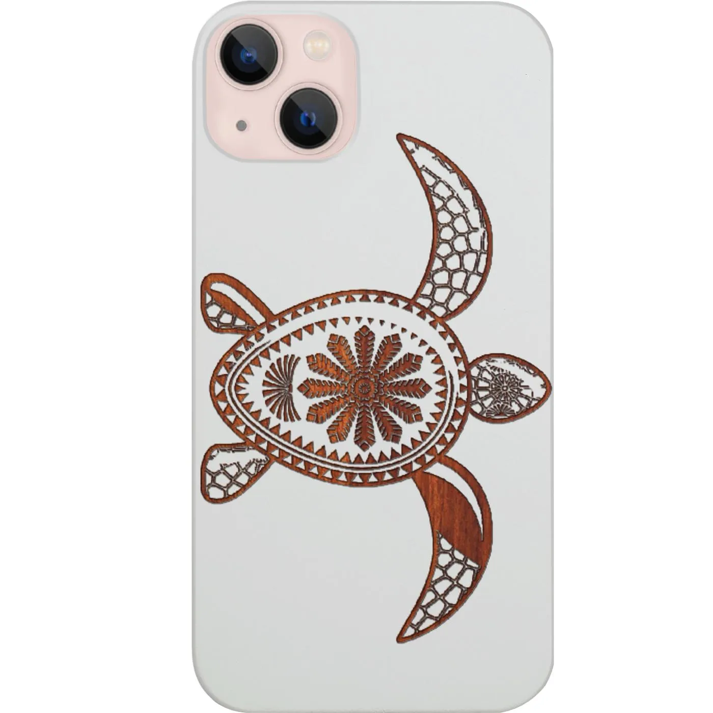 Hawaiian Turtle  - Engraved Phone Case Durable Edge Layer