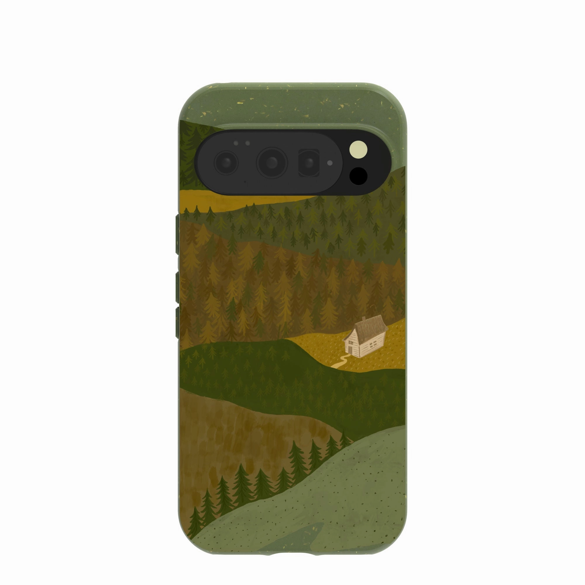 Flexible frame Smooth Form Texture Forest Floor Mountain Nest Google Pixel 10/10 Pro Case