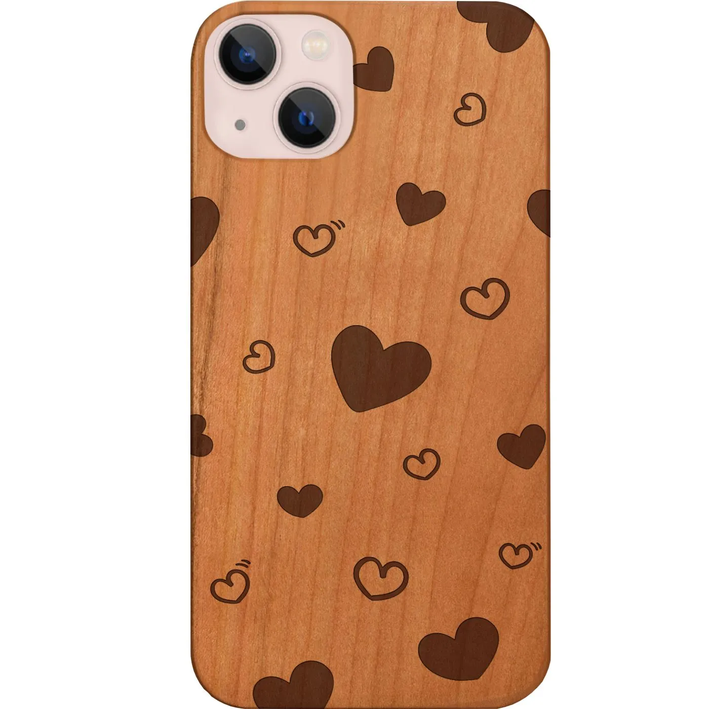 Everyday Protection Heart Pattern 2 - Engraved Phone Case
