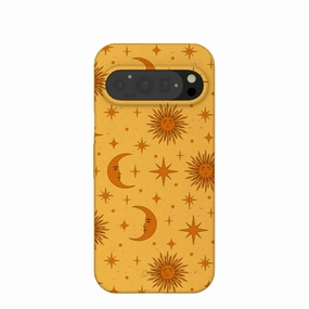 Honey Sun and Moon Google Pixel 9/9 Pro Case Minimal Style Minimal Edge