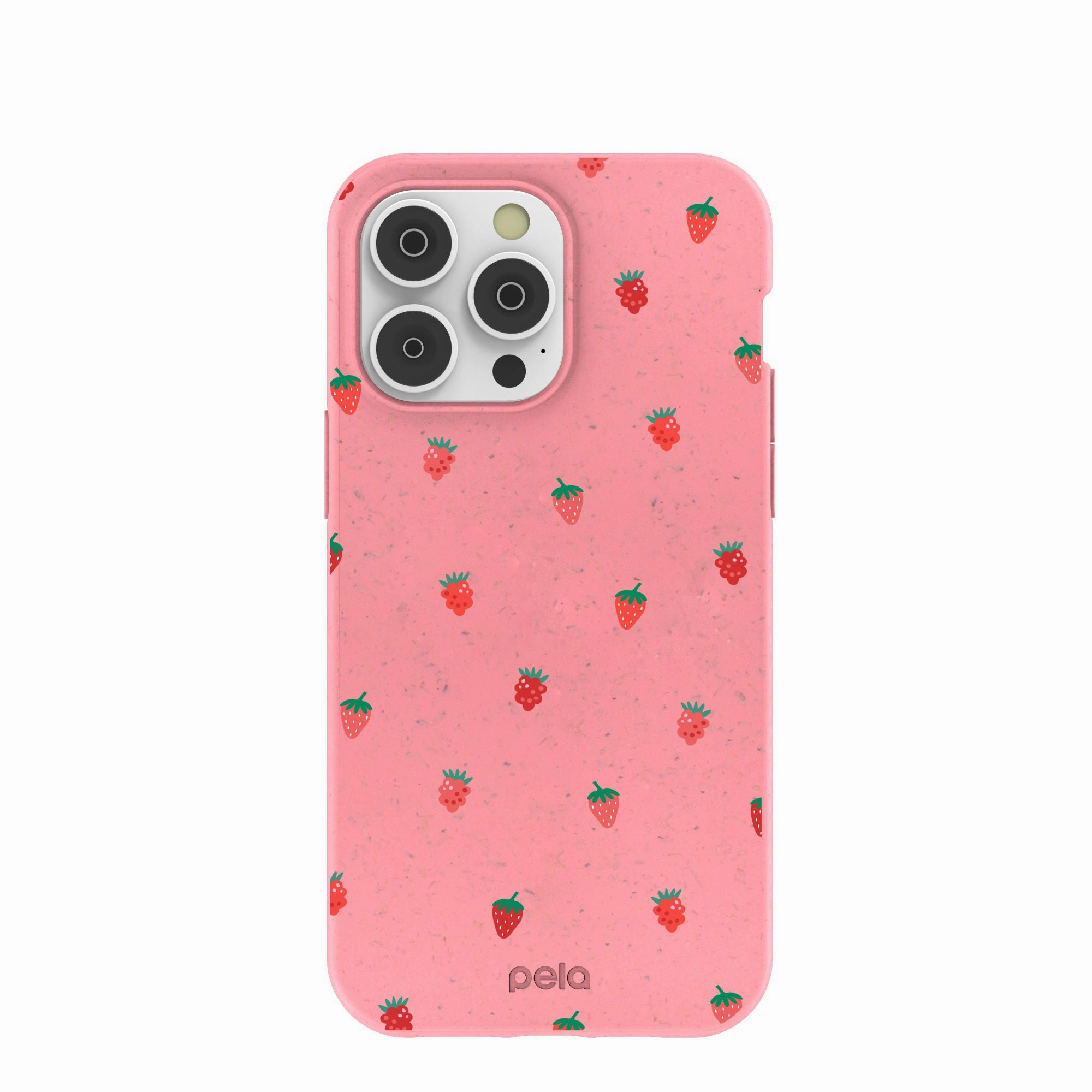 Bubblegum Pink Summer Berries iPhone 14 Pro Max Case Slim Look Sport Inspired